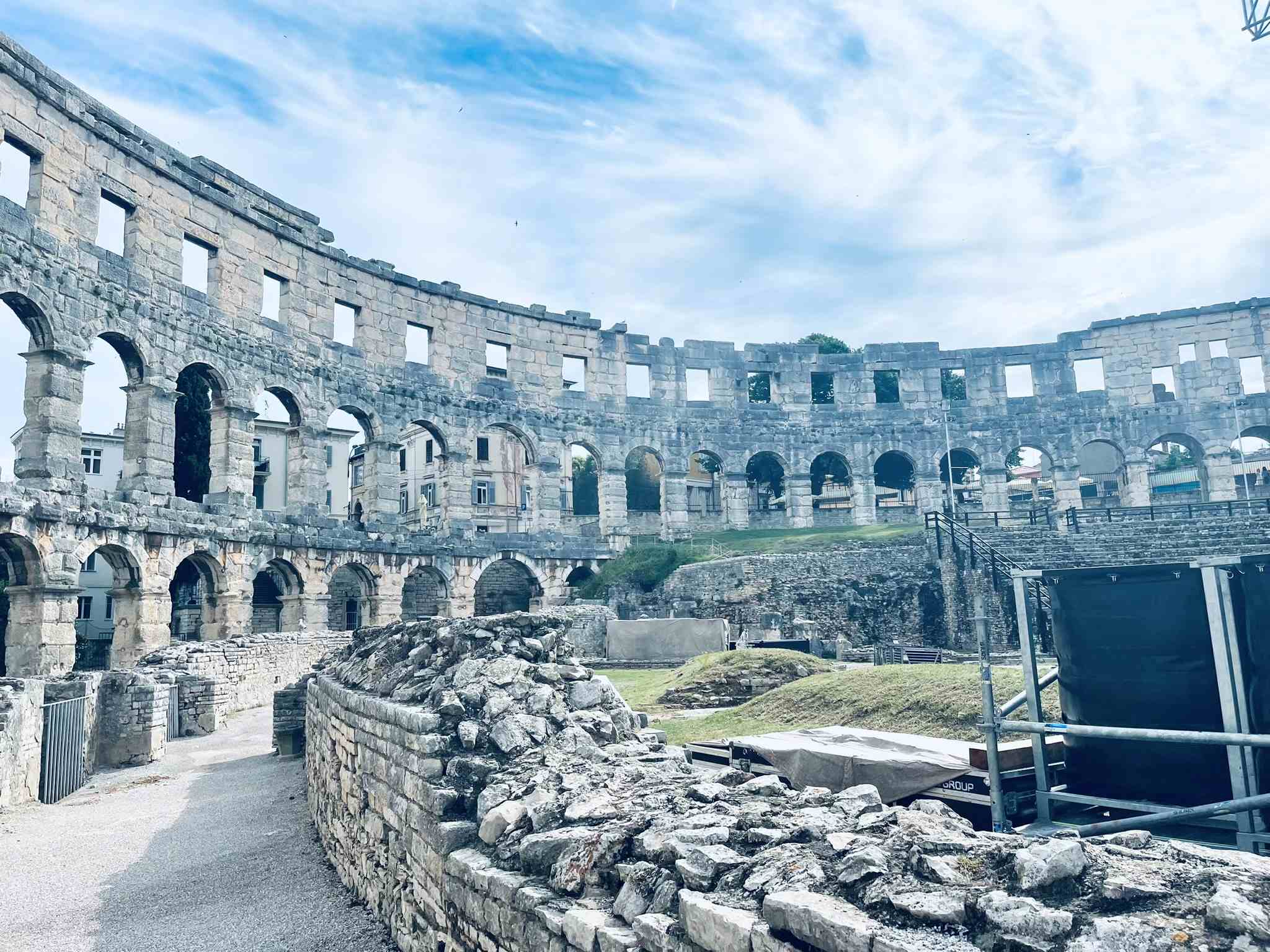Pula, Croatia - Roman Stone Amphitheatre